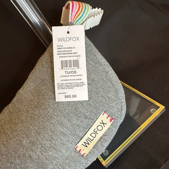 Wildfox Heather Sling Bag with Colorful Strap - Picture 3 of 4